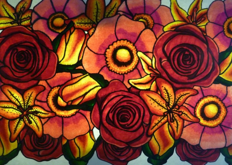 Charlotte Doyle – Fine Art – Sharpie & Lightbox – Grade B